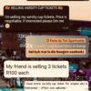VARSITY CUP TICKET RESELLERS AND BUYERS – MAY BE DENIED ACCESS