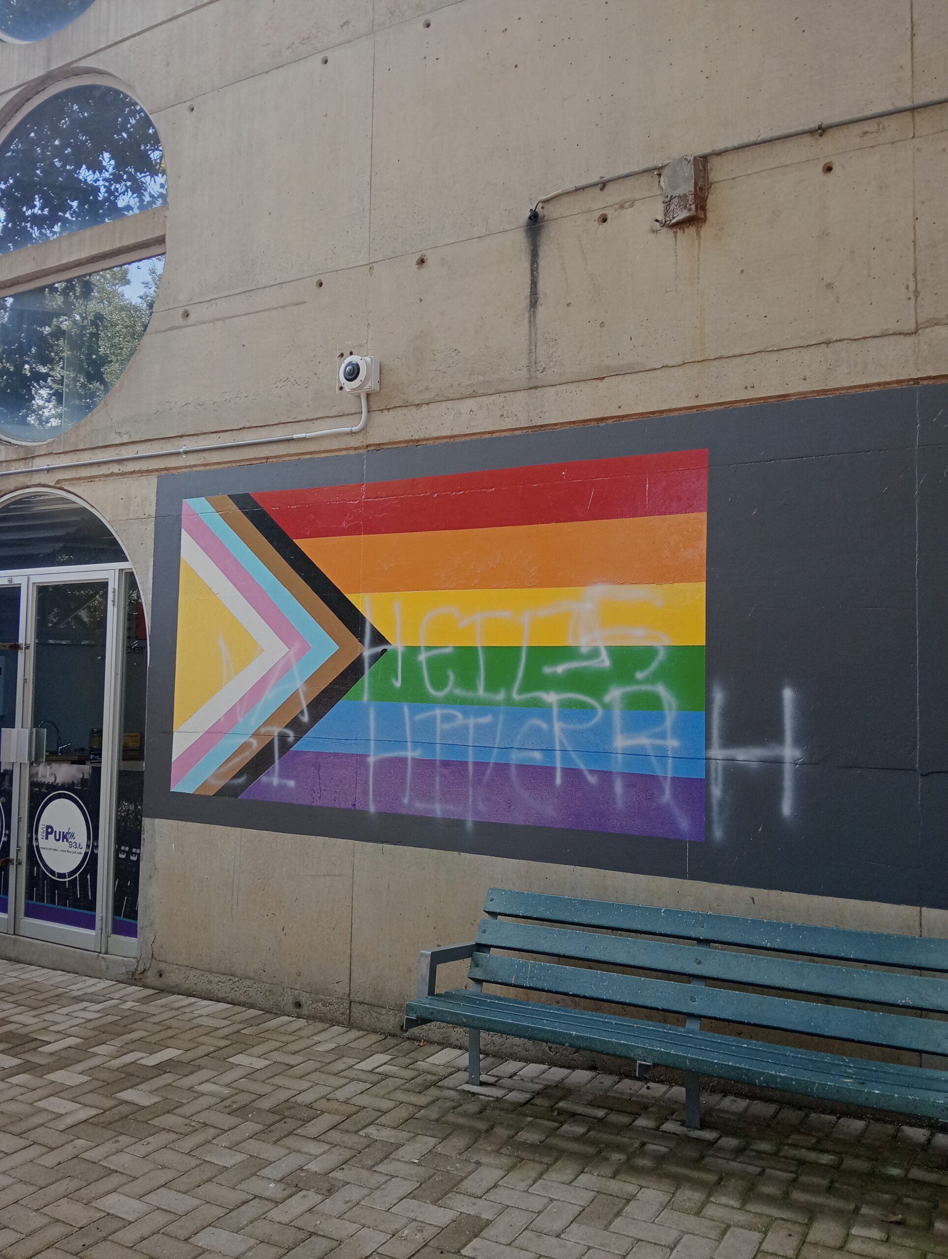 CAMPUS OUTRAGE GROWS OVER REPEATED VANDALISM